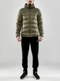 Sportliche Winterjacke Herren Grün